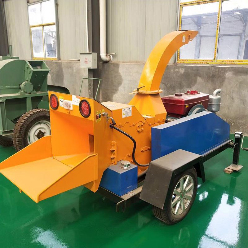 mobile diesel engine wood shredder chipper machine mobile diesel engine wood shredder chipper machine