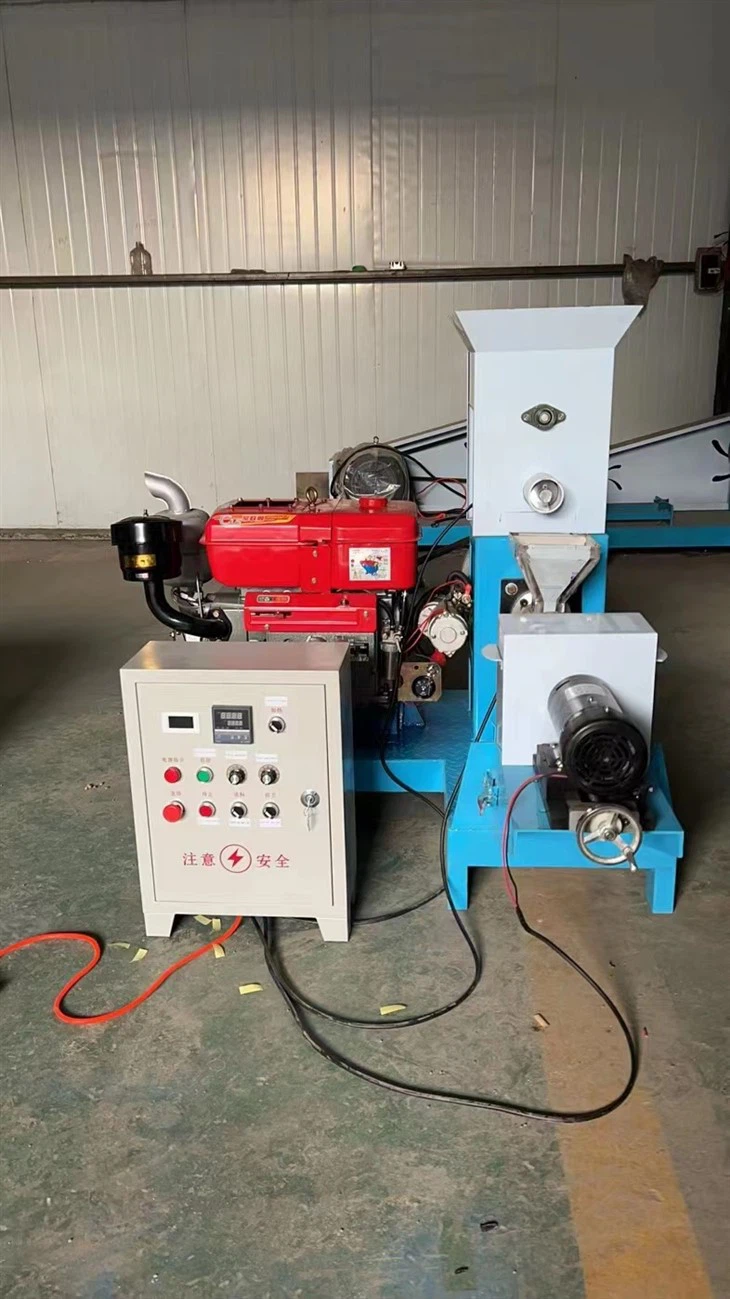 Pływająca wytłaczarka paszowa do szybkiej produkcji pasz pływających