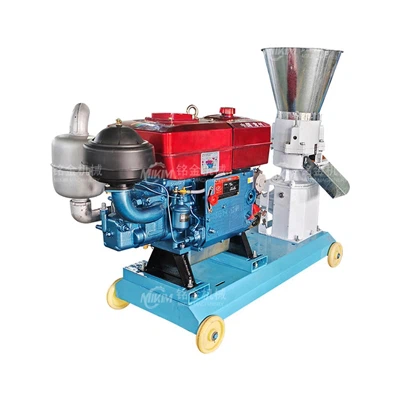 Młyn do pelletu paszowego z silnikiem wysokoprężnym